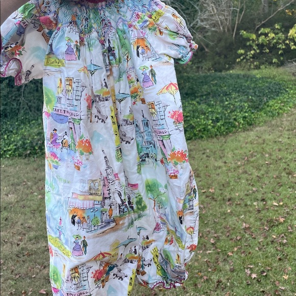 Le Za Me smocked romper size 18 months - Picture 4 of 8